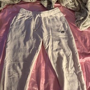 Nike Kids White Sweatpants